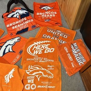 Lot of 12 Denver Broncos Rally Towels